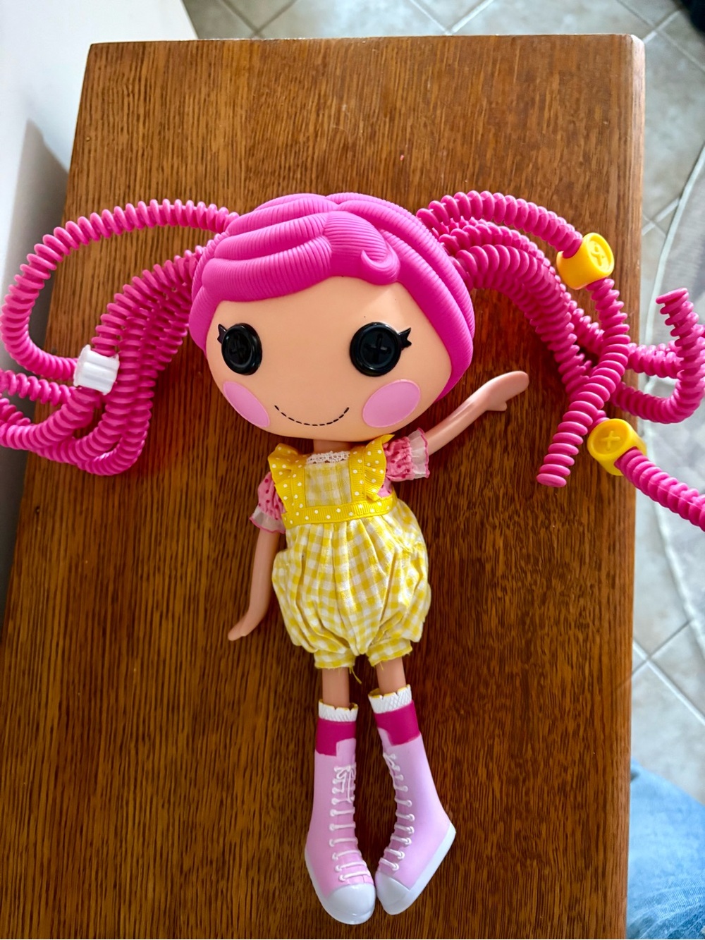 Lalaloopsy Crumbs Sugar Cookie Pink Silly Hair Doll